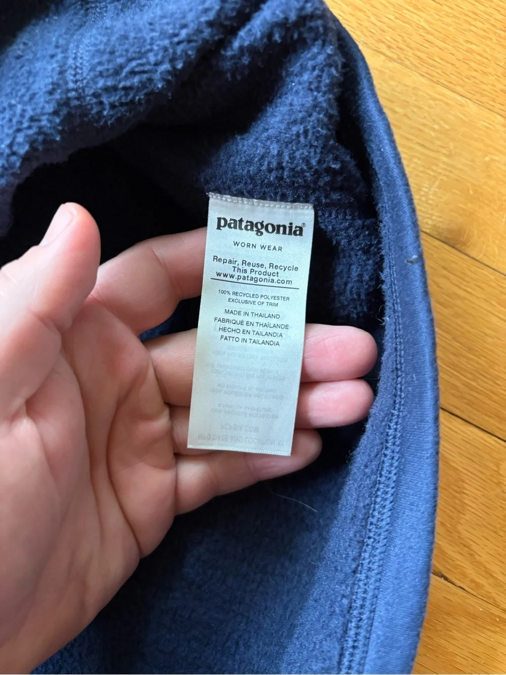 Patagonia Men’s 1/4 Zip Fleece Better Sweater 2XL XXL Blue Solid